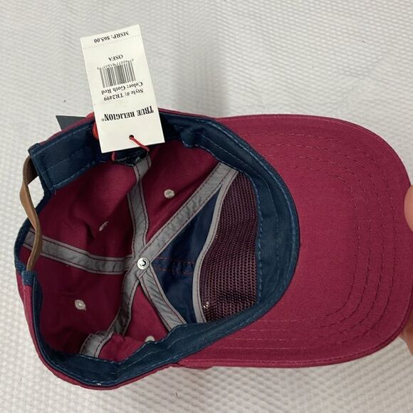 NEW With Tags NWT True Religion Goth Red Cap Size One Size - Picture 7 of 7